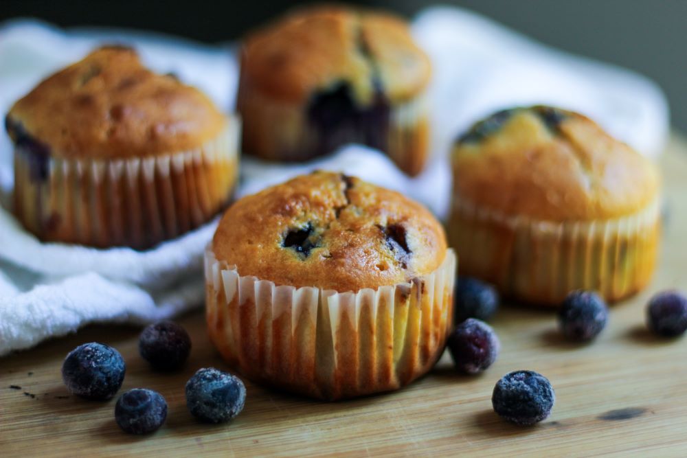 blueberry muffins