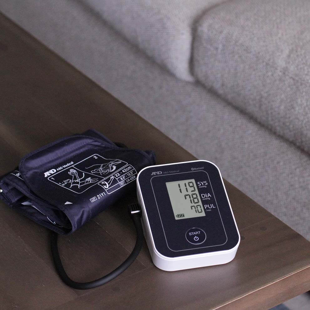 blood pressure monitor in home