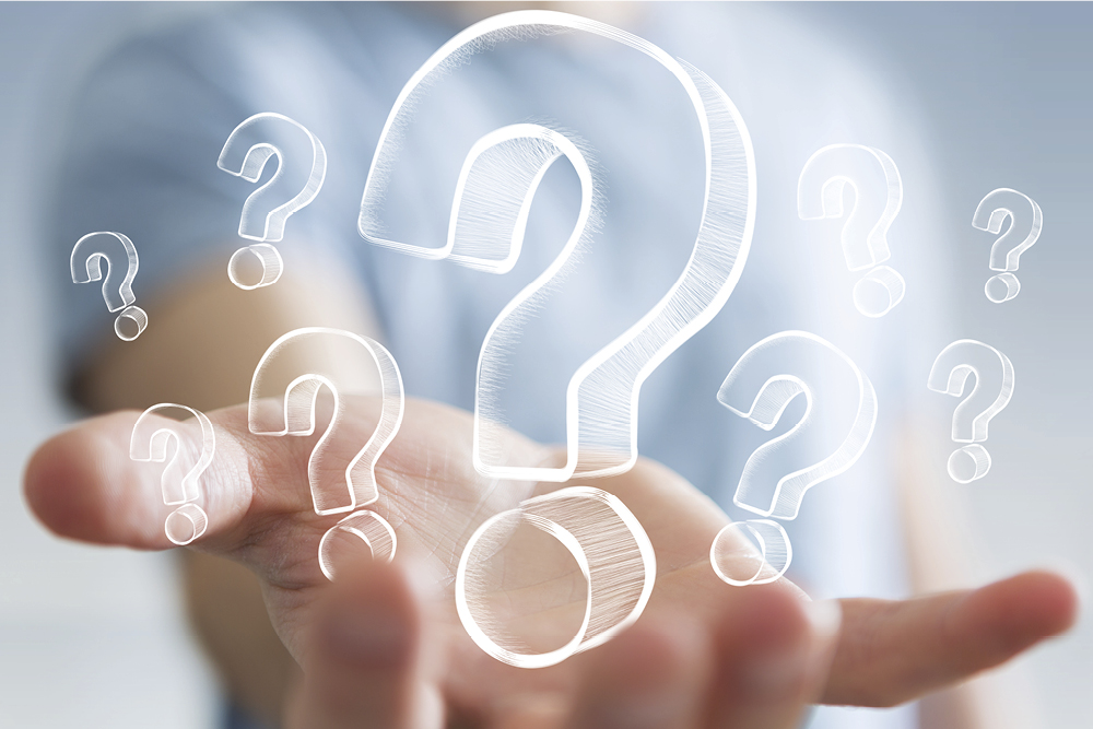 question marks stock photo