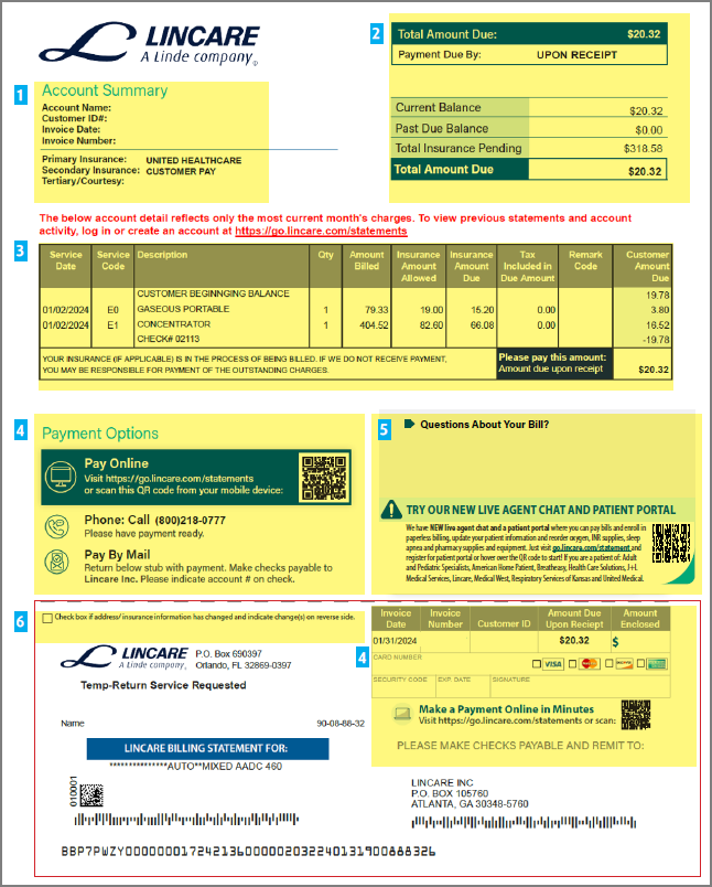 Copy of a Patient Statement