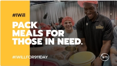 packing meals for those in need