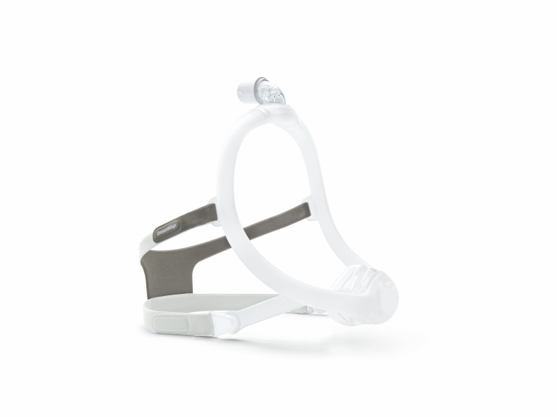 mask with small cushion and headgear