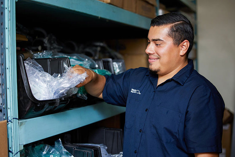 Hispanic Male Smiling Oxygen Tubing